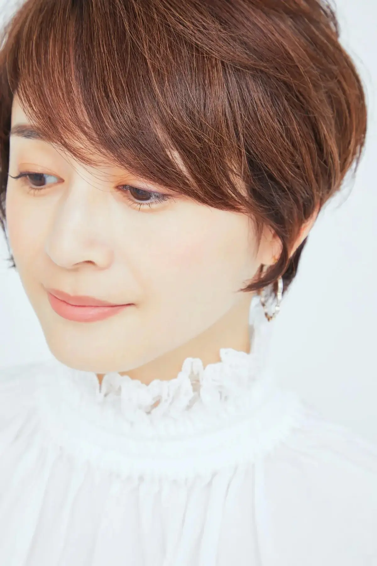 エッジとボリュームバランスが絶妙なショートヘア