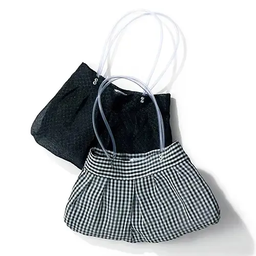 Diminutivo×eclat 【宮崎桃代さん別注】メッシュギャザーバッグ ￥6,930