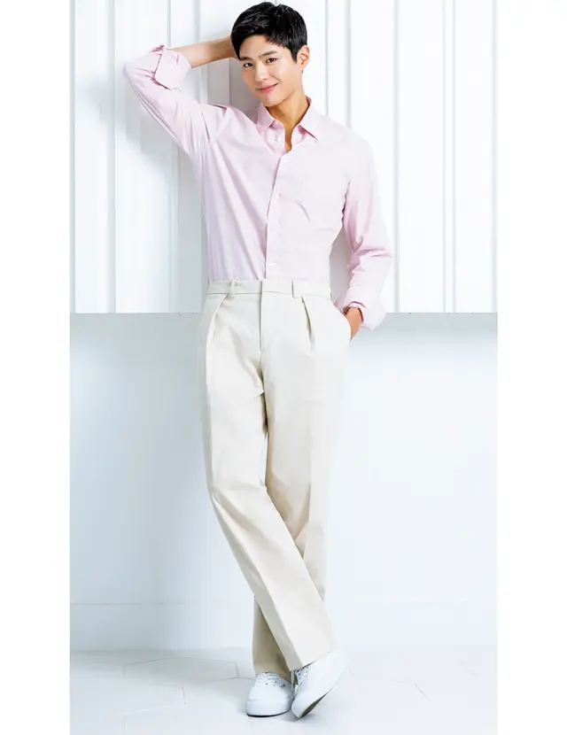 笑顔のパク・ボゴム