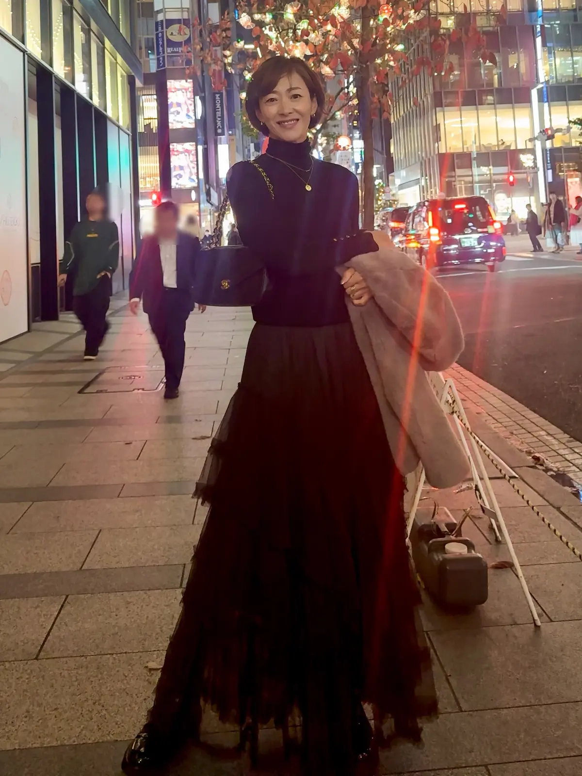 お気に入りのスカートで銀座へ。「L’atの画像_12