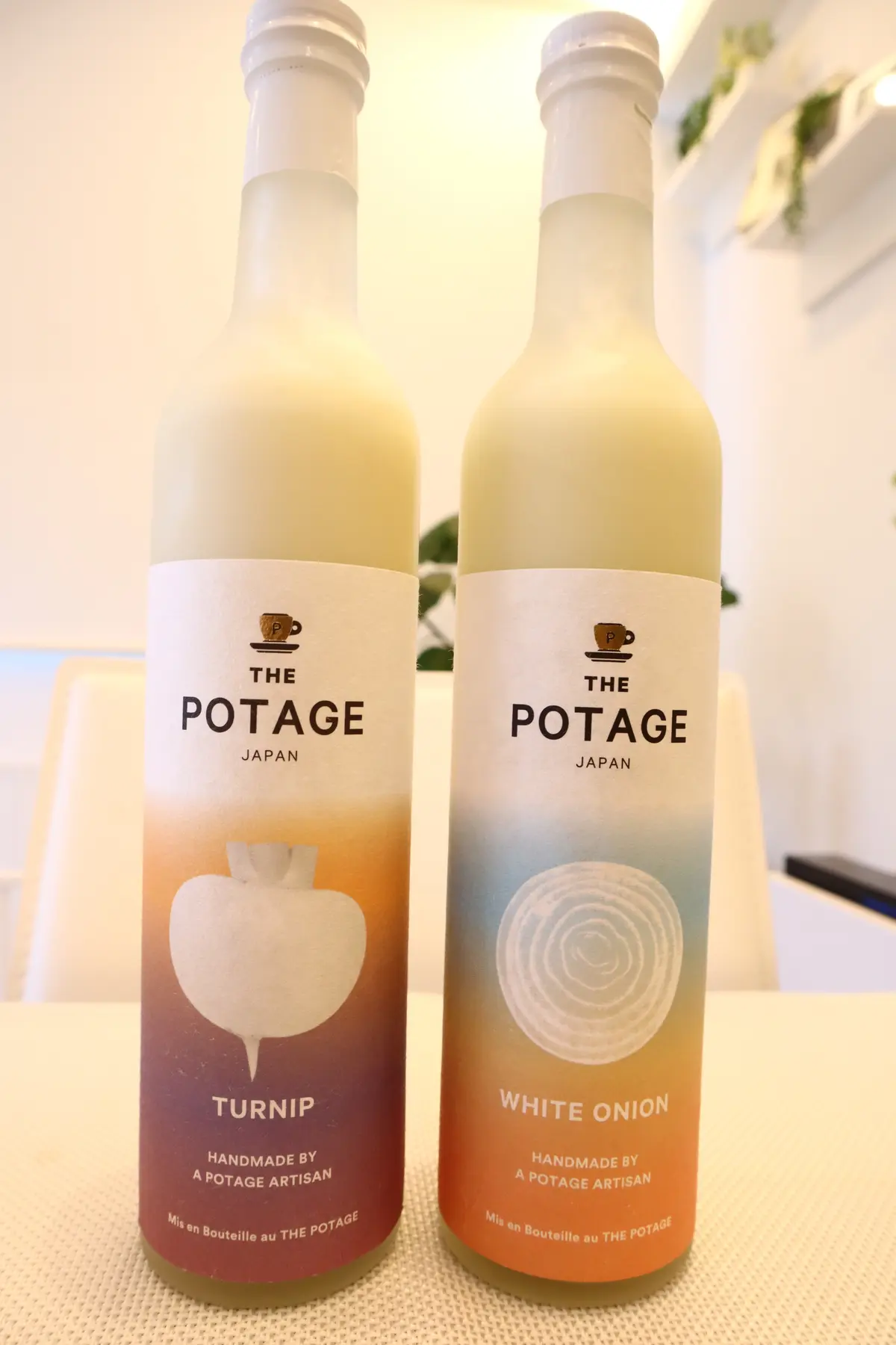 ボトル入りポタージュ聖護院かぶらと白タマネギ