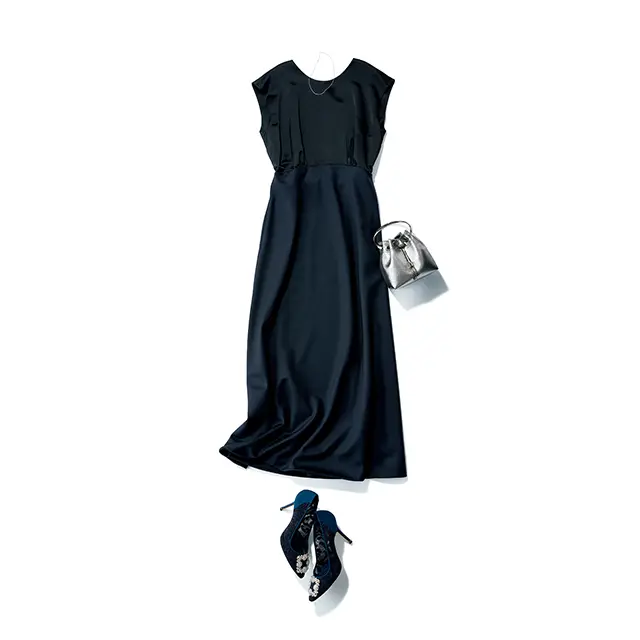 クラシックコンサートには、 ロングワンピースでドレスアップ