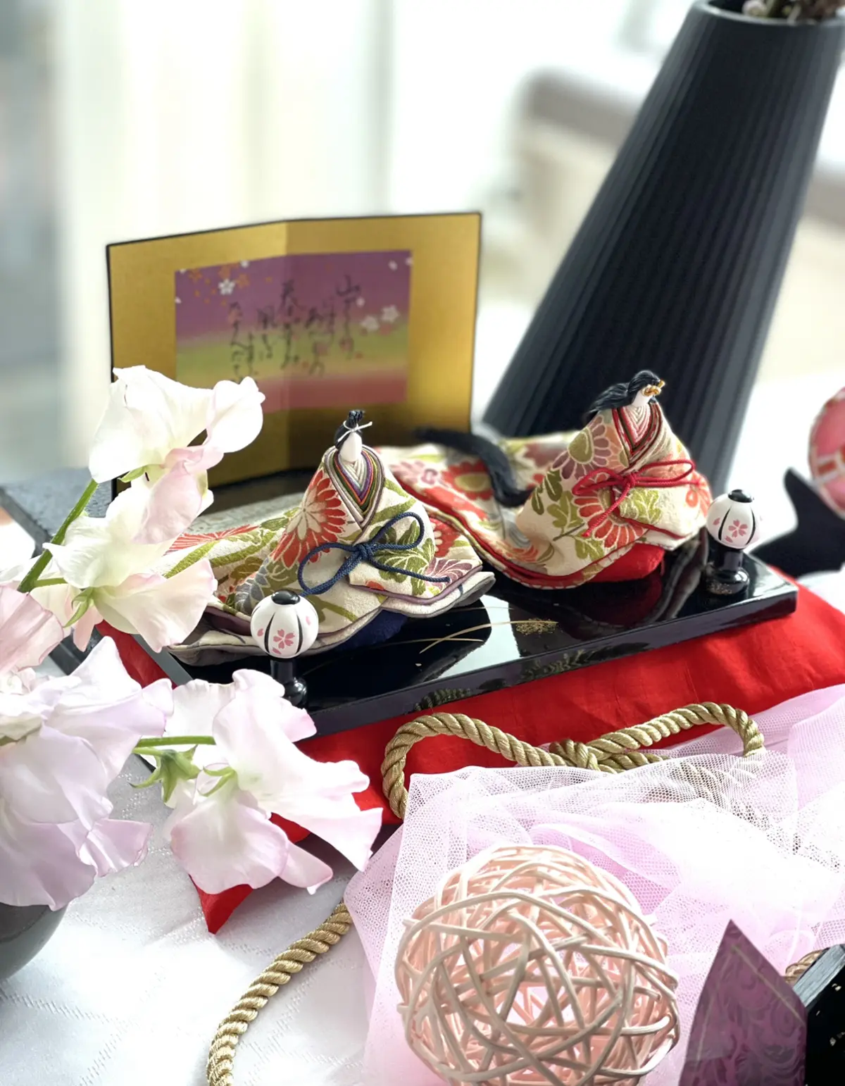 ひな祭りのテーブルコーディネートとお料理の画像_2