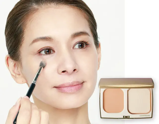 影部分はお粉でセミマットに！