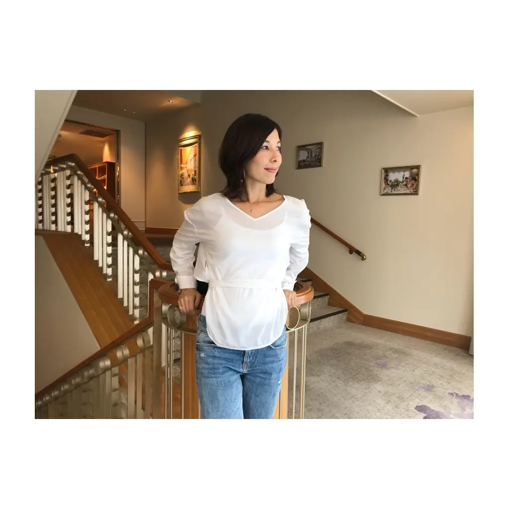 やっはり白シャツ×デニムが好きの画像_2