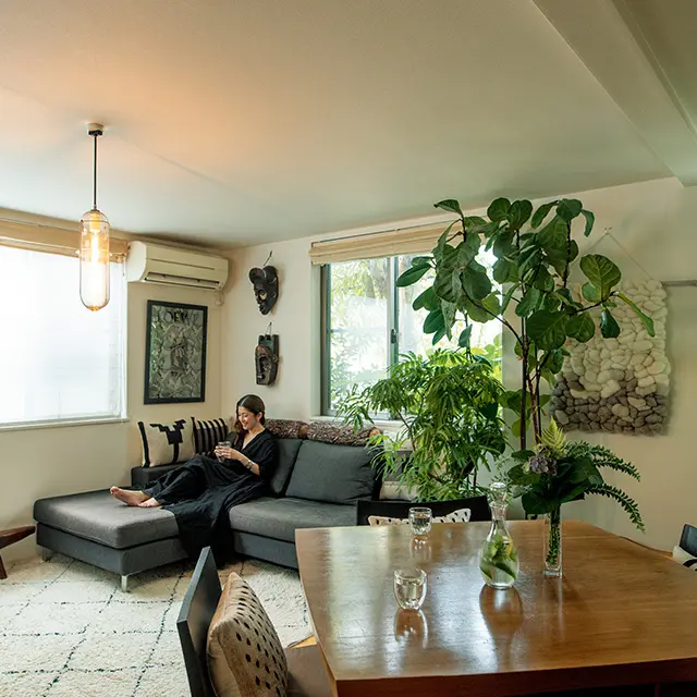 LDKのある2階はくつろぎの場