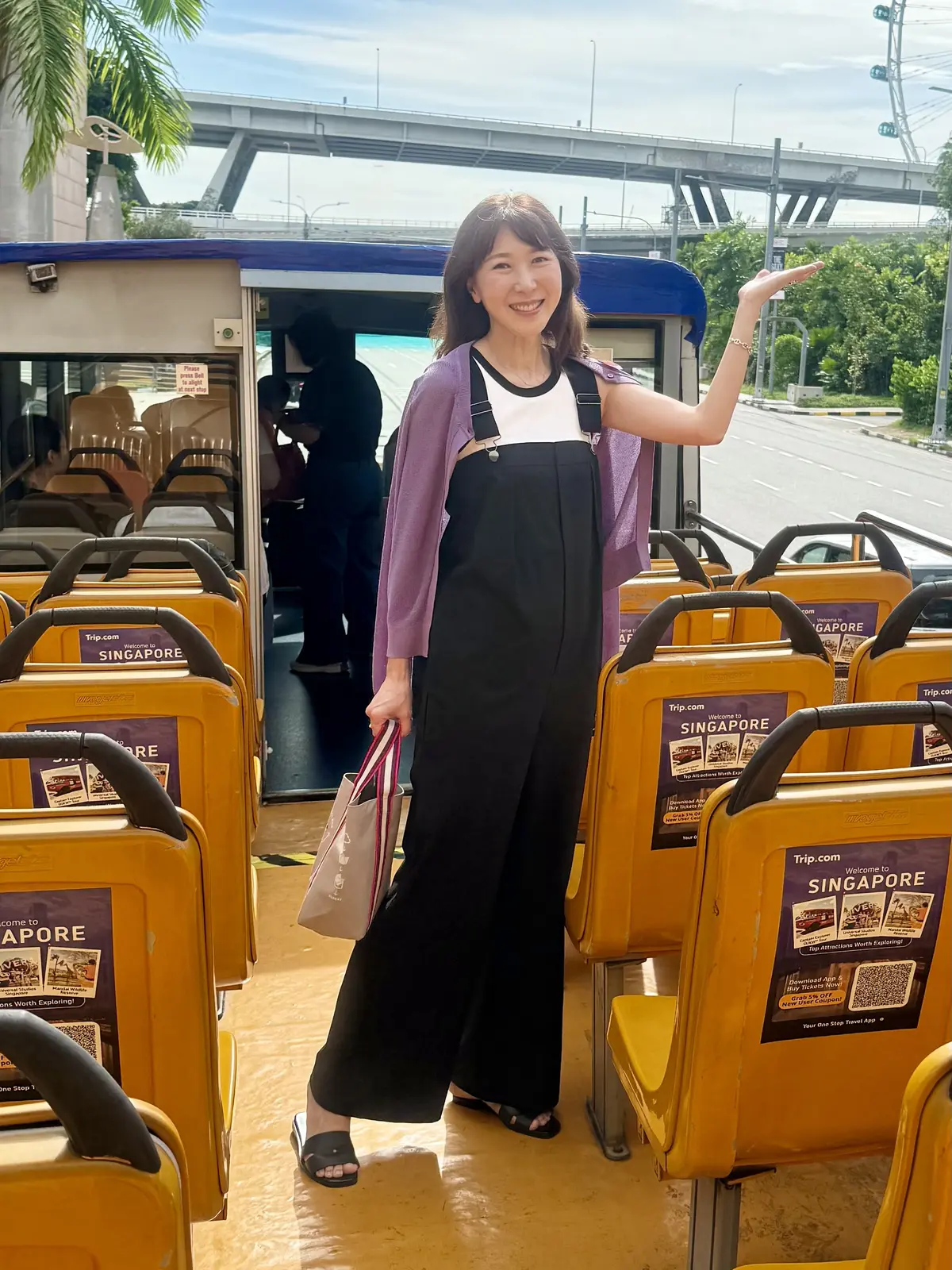 夏のサロペットコーデ