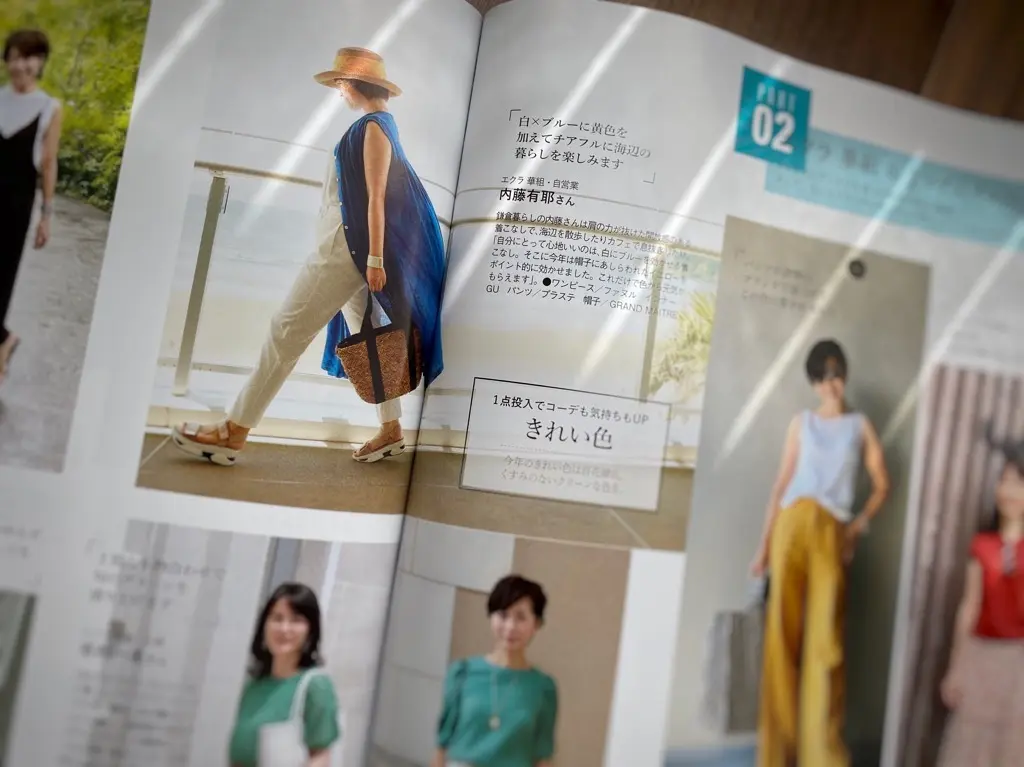 エクラ９月号掲載の海街ワンマイルコーデの画像_1