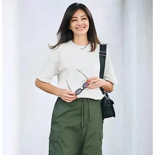 Tシャツにも合う！50代大人の羽織り「Hの画像_12