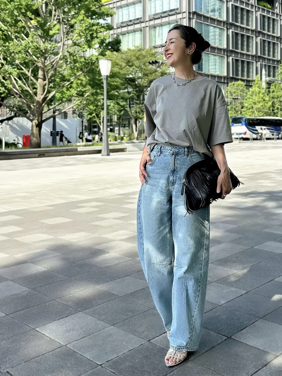 GUデニムで初夏の景色を楽しむお散歩へ♪の画像_4