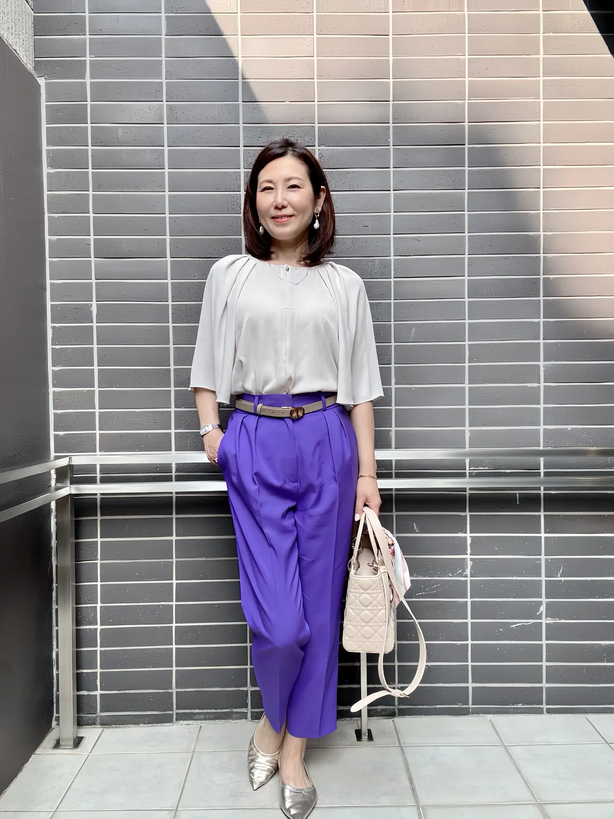 50代細見え♡カラーパンツコーデの画像_1