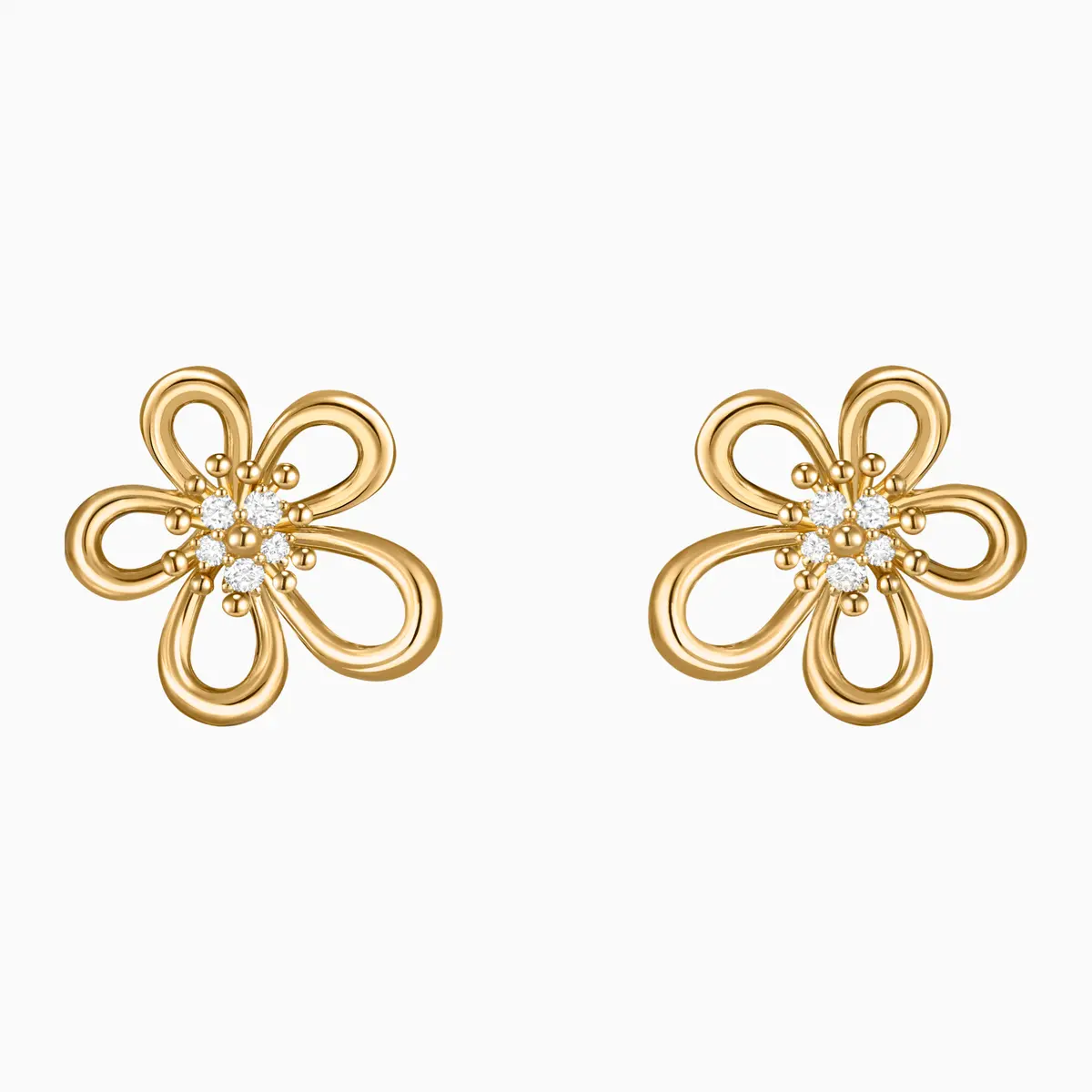 ヴァンクリーフ&アーペル フラワーレース　ピアス