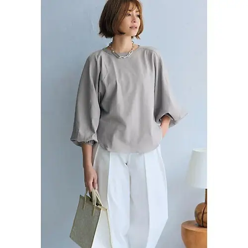 OUD×eclat ビッグスリーブプルオーバー ￥15,400