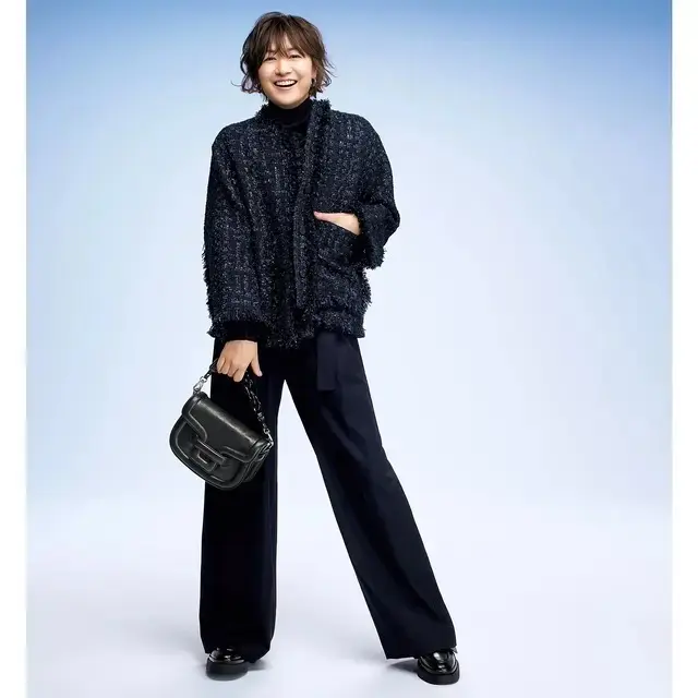 富岡佳子さんがまとう“心ときめく春名品”「DÉPAREILLÉ×éclat」ツイードジャケット