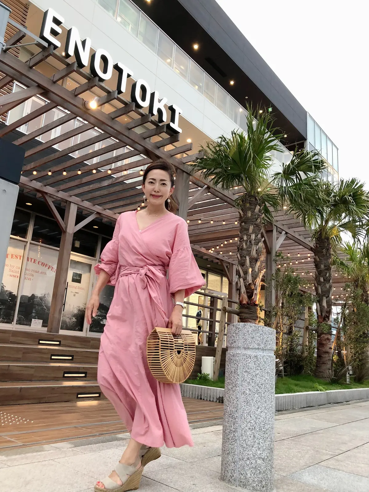 カシュクールワンピース