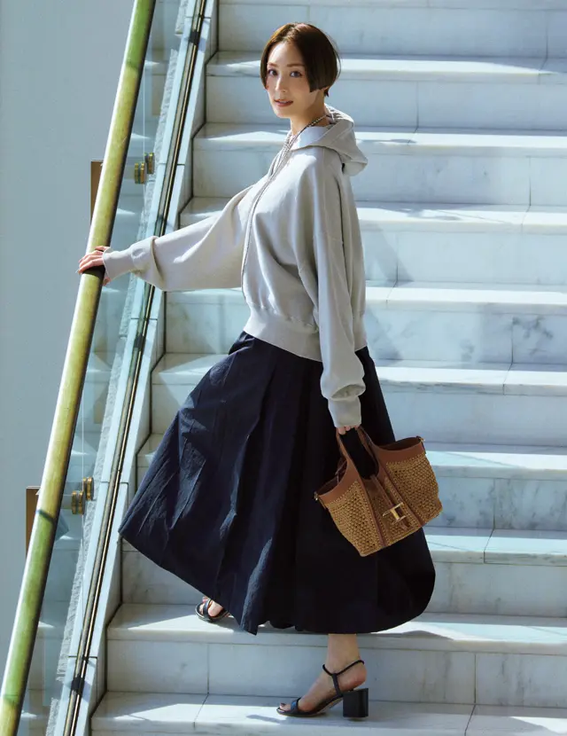 デパリエのスカートのLIZA