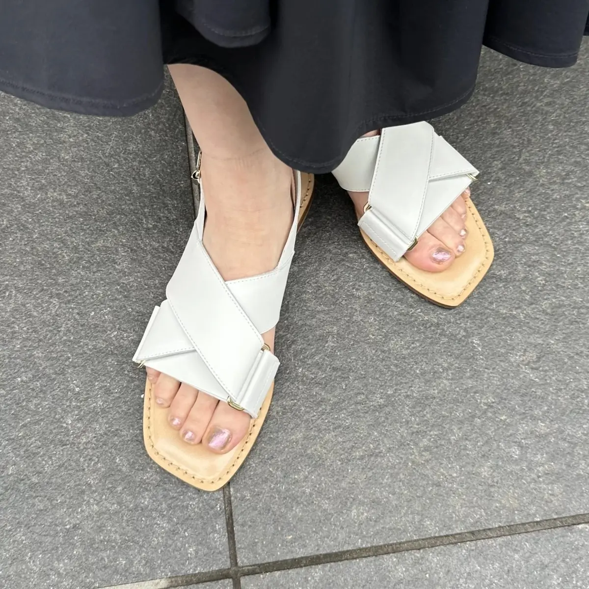 【50代 サンダル】足元からスタイルを格の画像_26