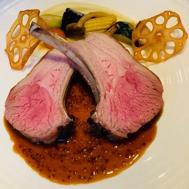 互いのメインデッシュ子羊