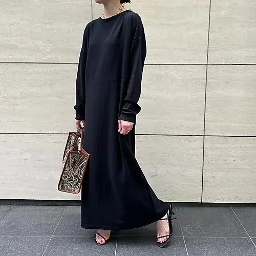 【50代 ワンピース】秋ワンピースで大人の画像_51