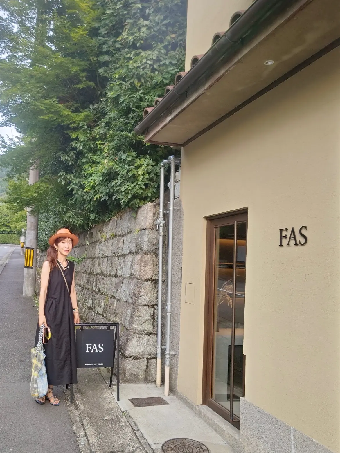 黒ワンピースで楽しむ夏の京都〜日本庭園やの画像_11