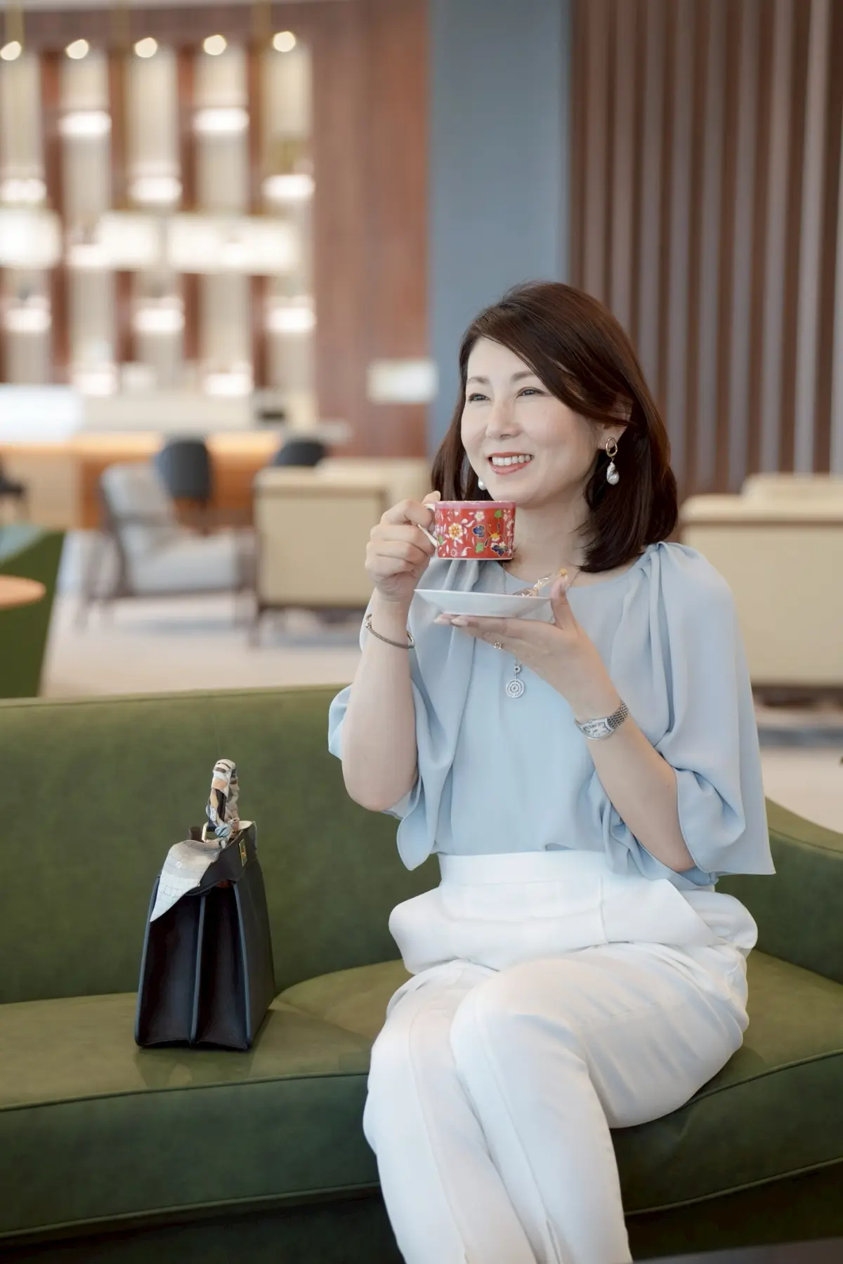 レクサスオーナーズラウンジで優雅なティーの画像_3