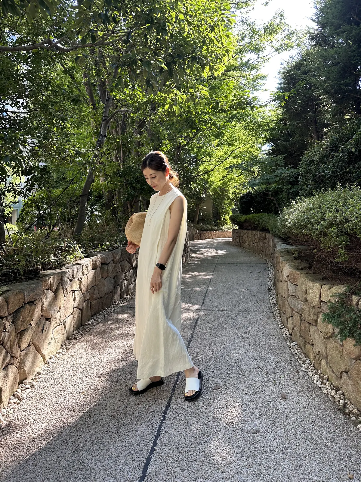 今季SALEで購入したホワイトワンピースの画像_7