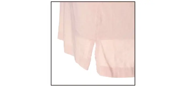 サイドスリットには別布で裏打ち