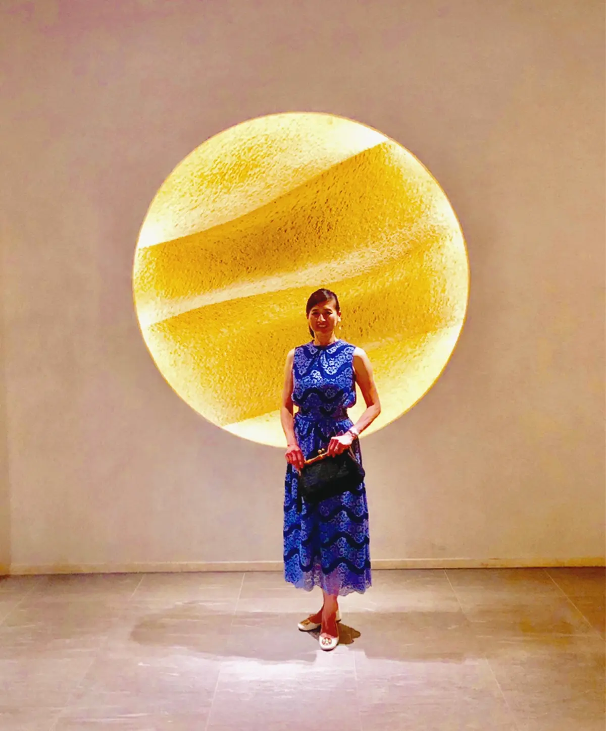 ビタミンカラーワンピとシックな柄ワンピの画像_4