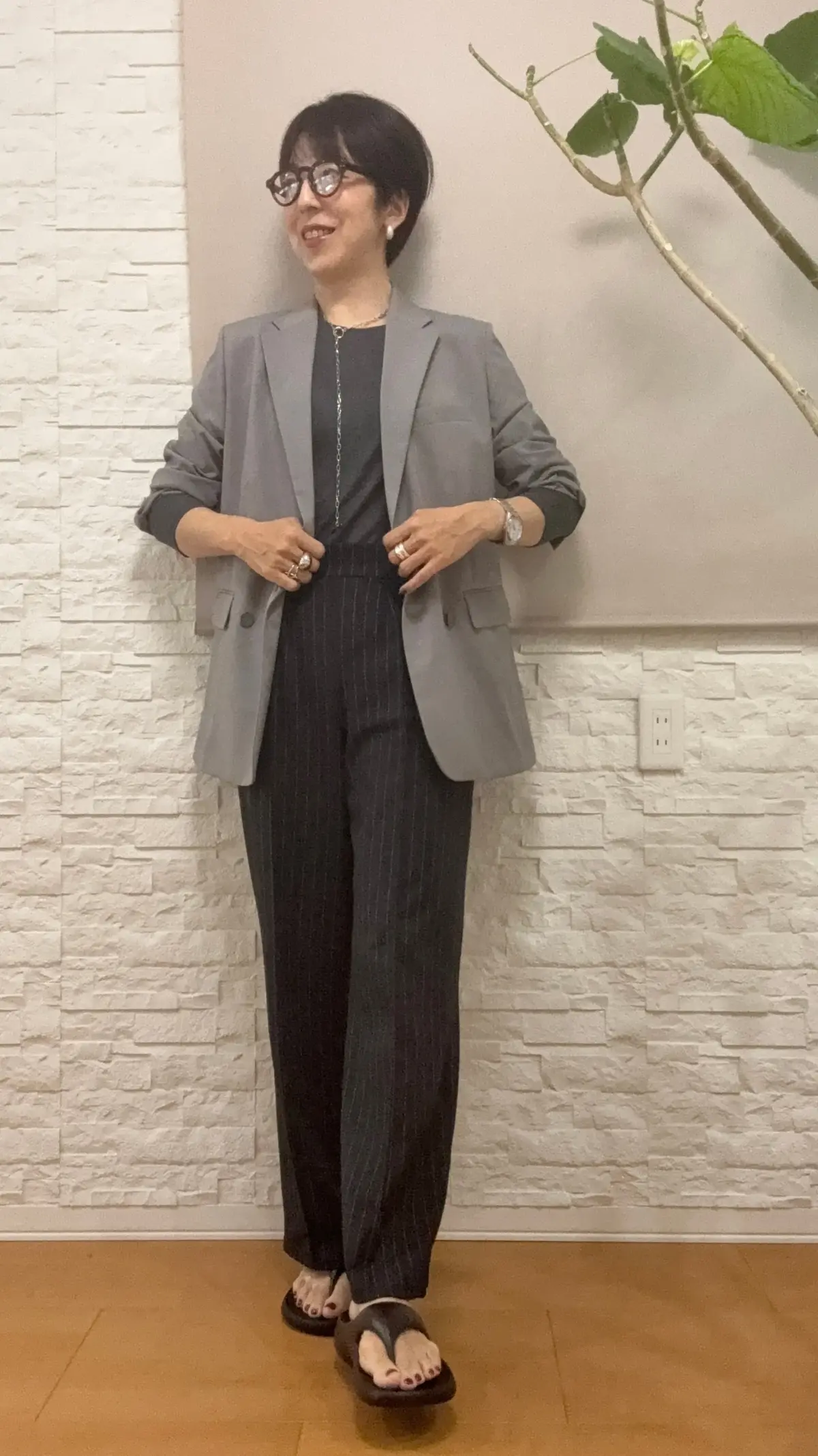 50代プチプラワントーンコーデ＊GU×エの画像_3