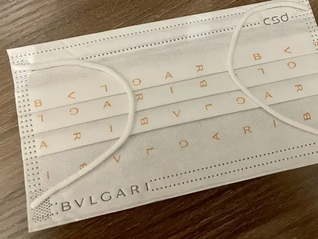 ブルガリのマスク