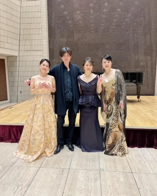 演奏会　SHOJI TADASHI dress ドレス　ショージタダシ　音楽の友ホール　オペラ　ソプラノ　ピアノ