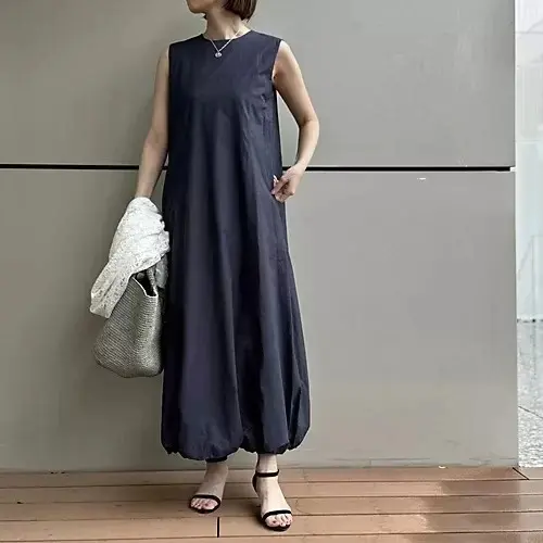 【50代 ワンピース】初夏の大人のワンピの画像_12