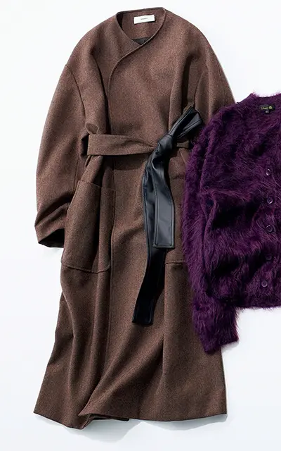 ノーカラーコート　ストローラーPR（ラシュモン）