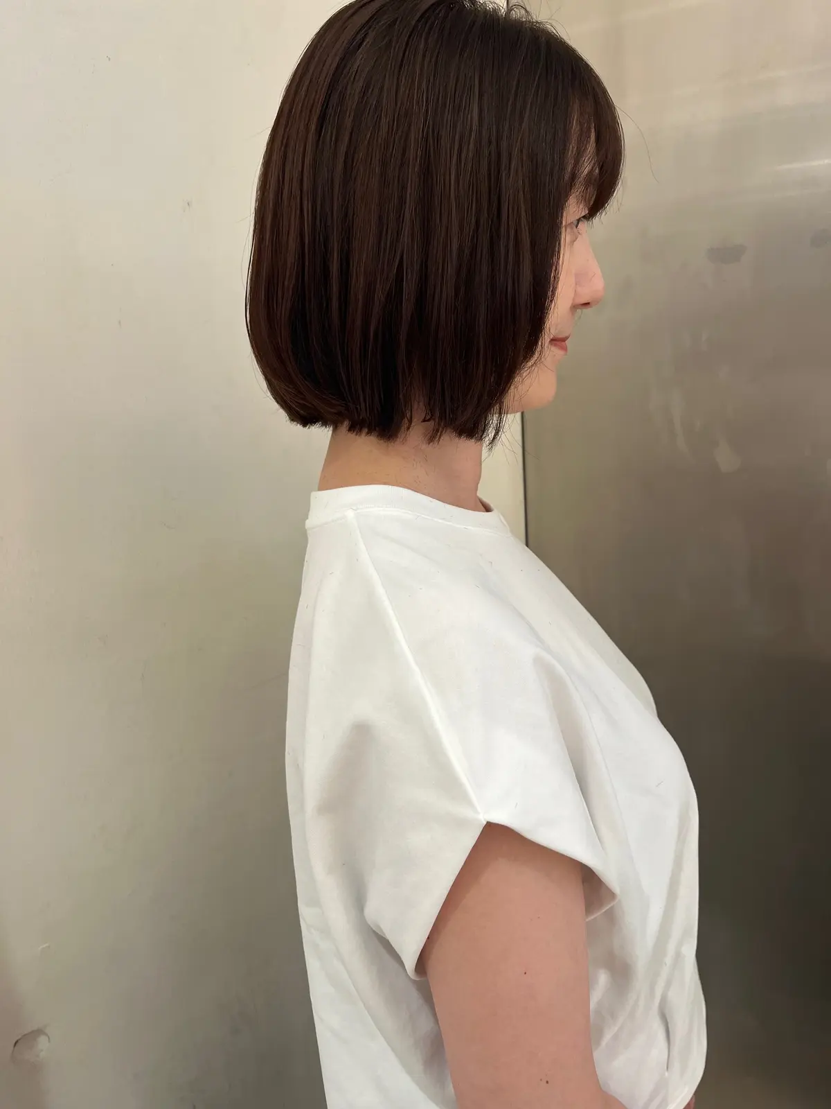 50代ボブカット　レイヤーボブ　カラー＋カット＋トリートメント