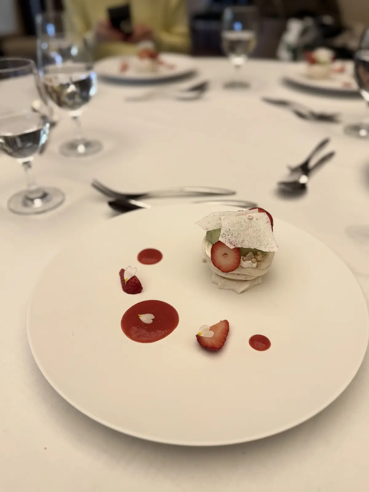 大阪迎賓館でいただいた和フレンチのデザート