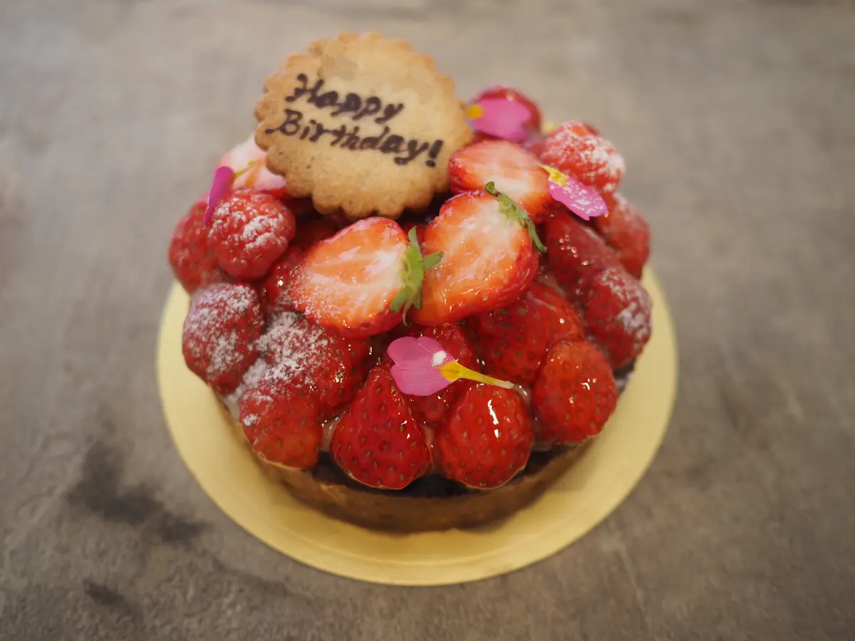 「moegiiro」苺のタルト