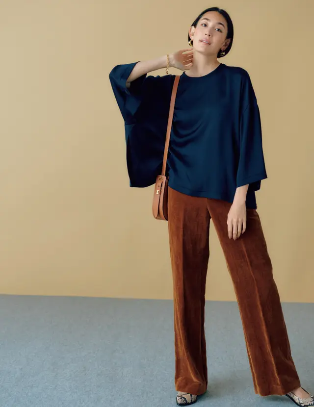 ブラミンクのパンツコーデのLIZA