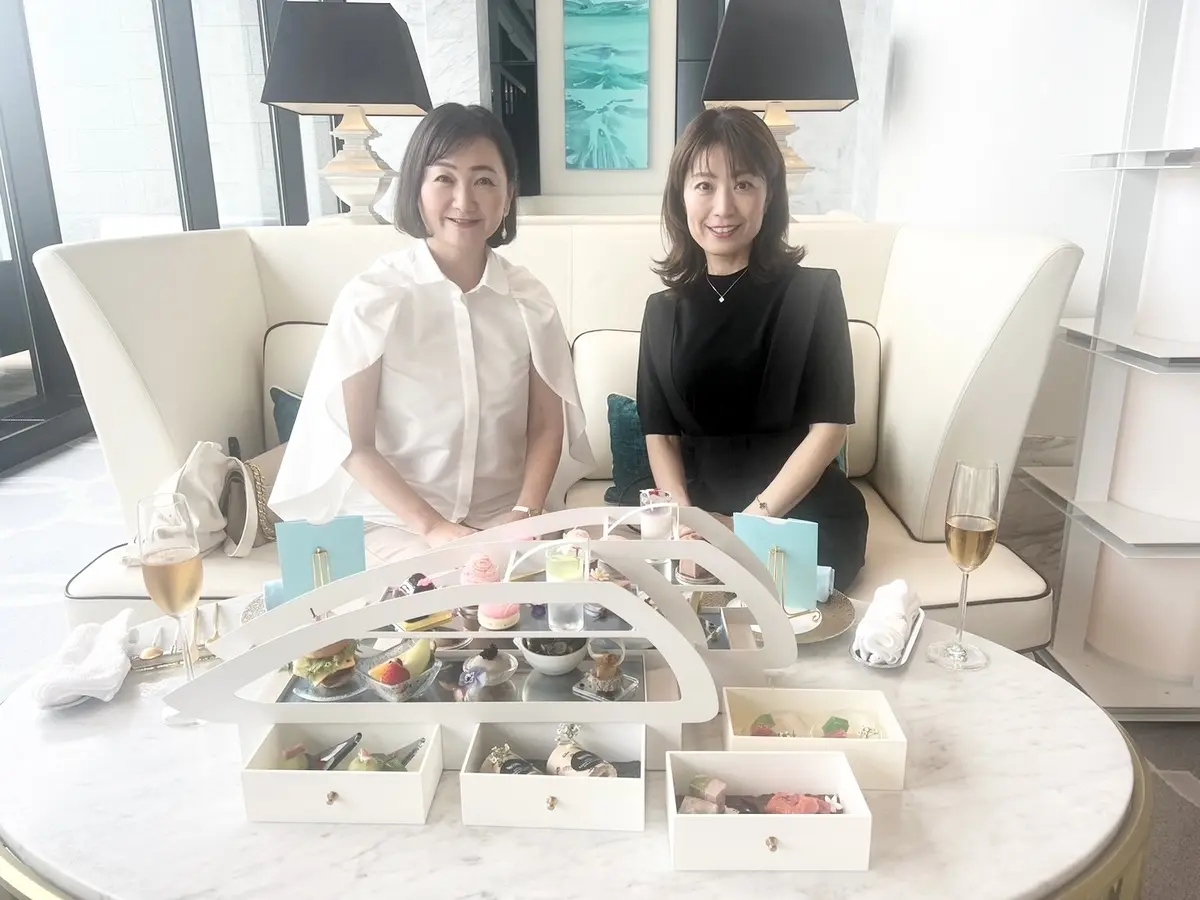 芦屋でゆったりアフタヌーンティーコーデはの画像_1