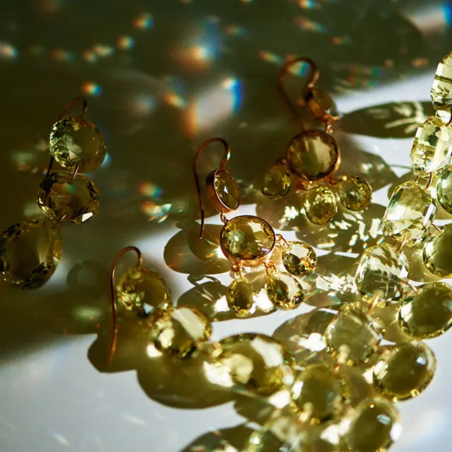 カラージュエリー　レモンクォーツ