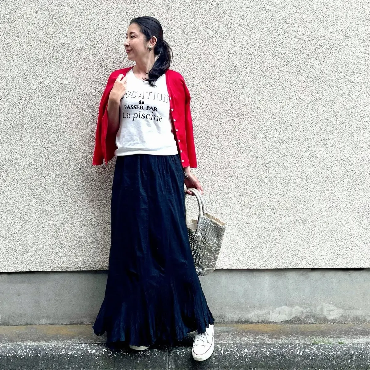 アラフィー華組ブロガー『スニーカーコーデ』大人カジュアルな着こなし