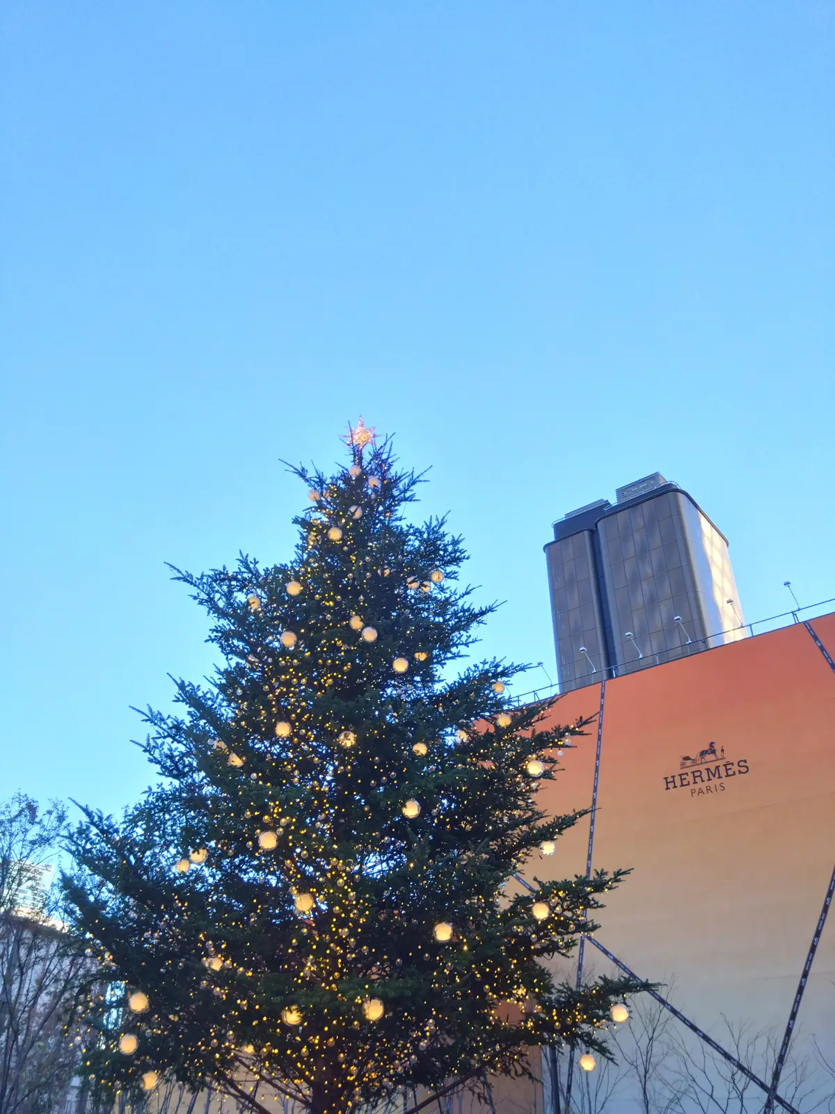 麻布台ヒルズ、バルコニーバイシクス、Balconyby6th、ランチ、忘年会、40代ファッション、ZARAワンピース、クリスマスマーケット