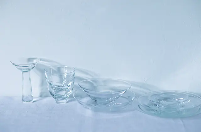 艸田さんのガラス器