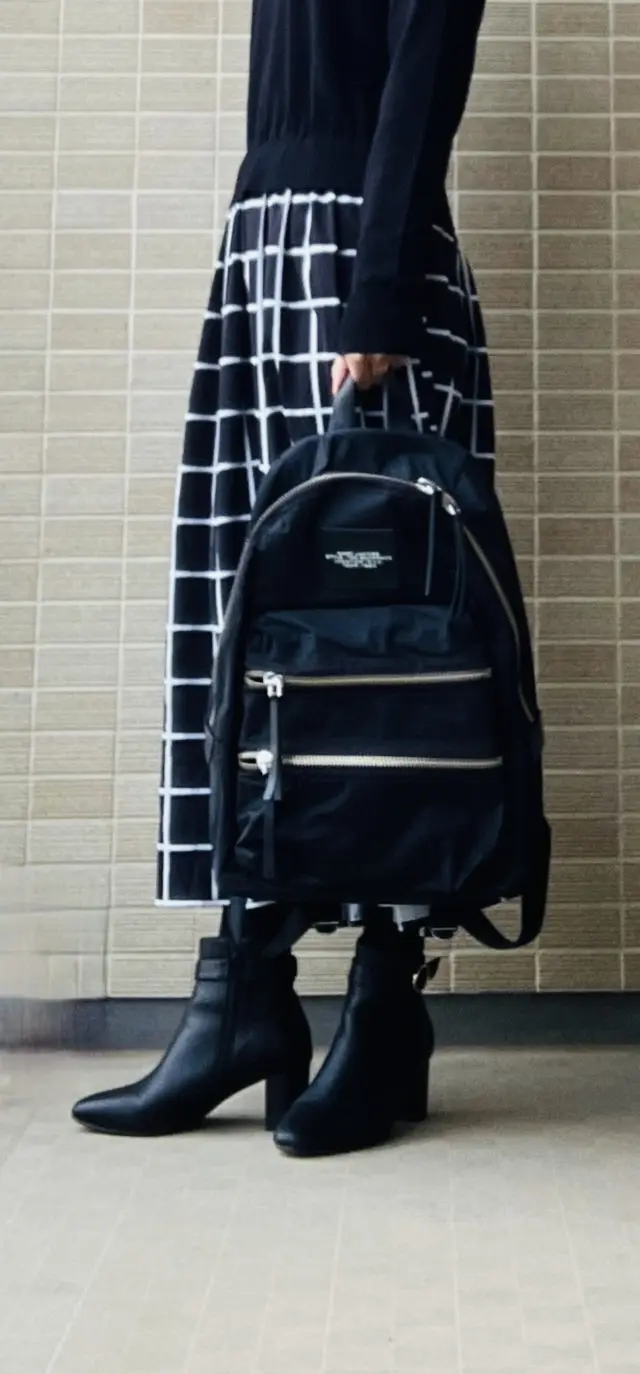 マークジェイコブス　MARC JACOBS ザ バイカー ナイロン バックパック ラージ　黒リュック　パックパック　財布　ザ ジップ アラウンド ウォレット　