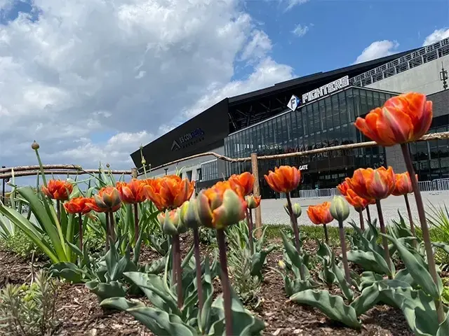実力派のデザイナーが手がけた3つのガーデンも立ち寄りたい。四季折々の花や植栽が楽しめる憩いの場に