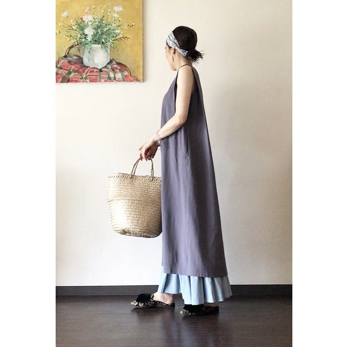 GUショルダータックワンピ❤︎4コーデの画像_4