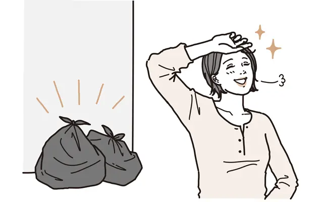 気分が乗った日は、1個以上捨ててOK