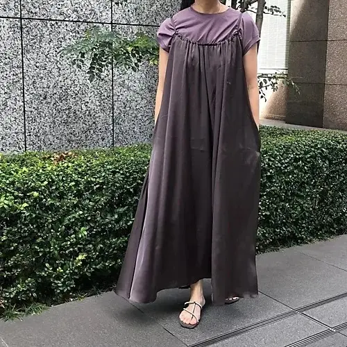 ⑤【徳原文子×Chaos】ギャザーキャミワンピース