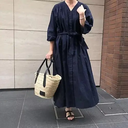 【50代 ワンピース】1枚で着映え、夏のの画像_10