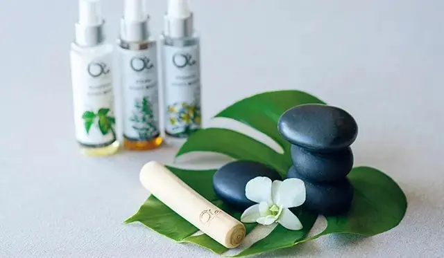スパでは、ハワイ産プロダクツ「Ola」も使用