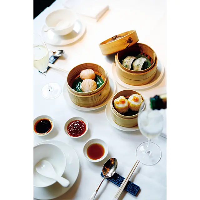 3種のタ レにつけて　